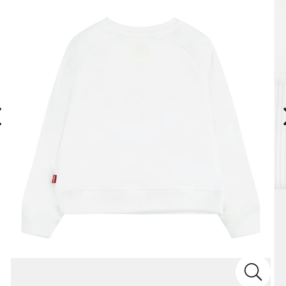 NWT LEVI’S Girls Chenille Batwing Crewneck Sweatshirt | Size 3T - Picture 7 of 7